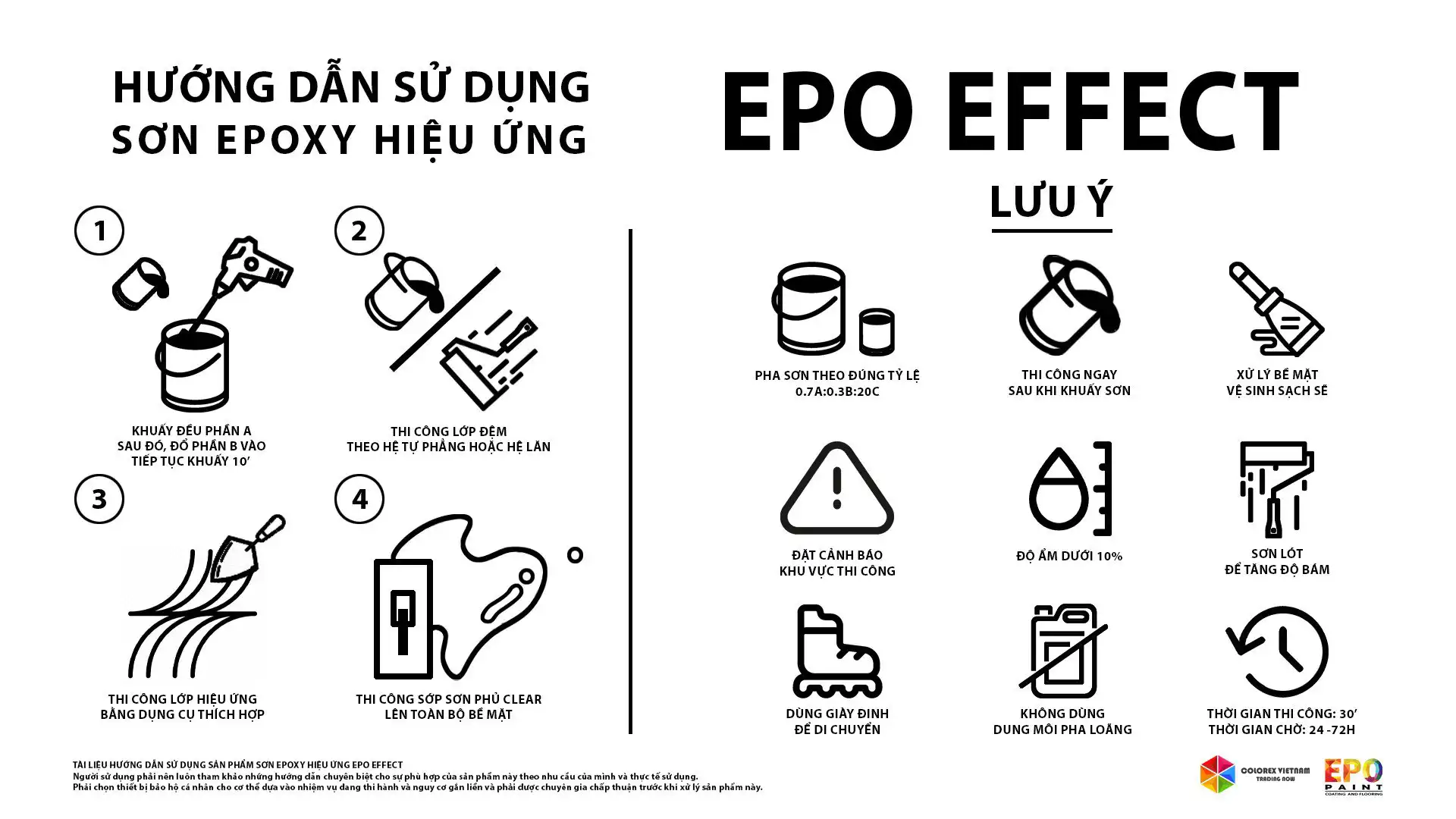  HƯỚNG DẪN THI CÔNG SƠN EPOXY HIỆU ỨNG