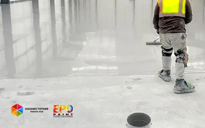 QUY TRÌNH THI CÔNG SƠN NỀN EPOXY NHÀ XƯỞNG ĐẠT CHUẨN