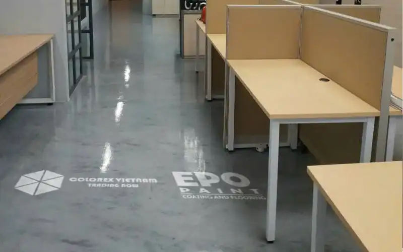 THI CÔNG SƠN SÀN EPOXY HIỆU ỨNG