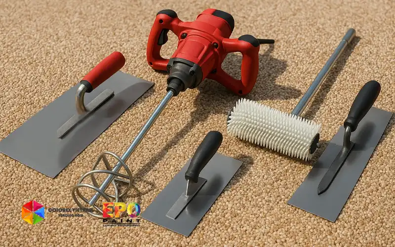 DỤNG CỤ THI CÔNG SÀN SỎI POLYMER CHUYÊN NGHIỆP