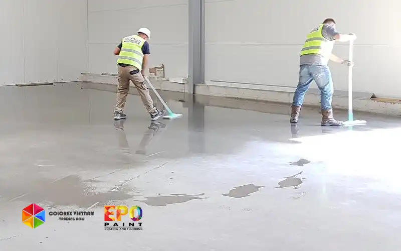 DỊCH VỤ THI CÔNG SÀN EPOXY CÔNG NGHIỆP CHO NHÀ XƯỞNG