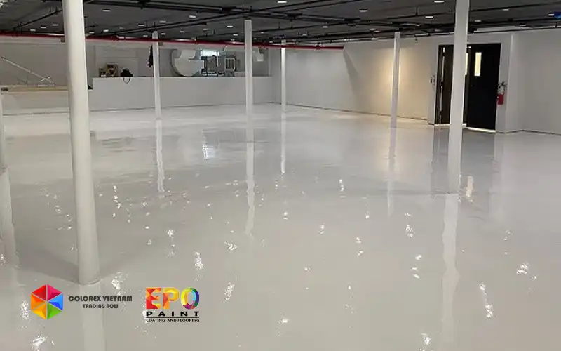 DỊCH VỤ THI CÔNG SÀN EPOXY CÔNG NGHIỆP CHO TẦNG HẦM