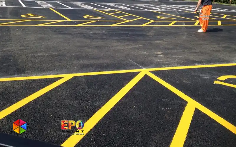 DỊCH VỤ THI CÔNG SƠN EPOXY KẺ VẠCH CHO BÃI XE