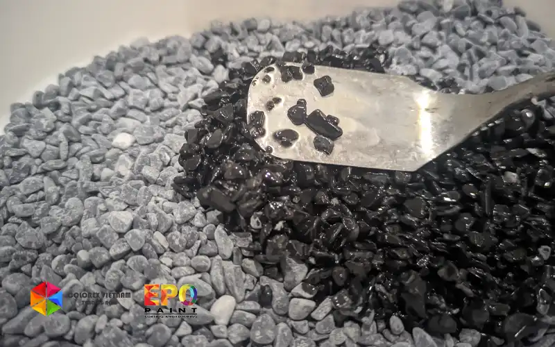 BÁO GIÁ VẬT TƯ THI CÔNG SÀN SỎI POLYMER