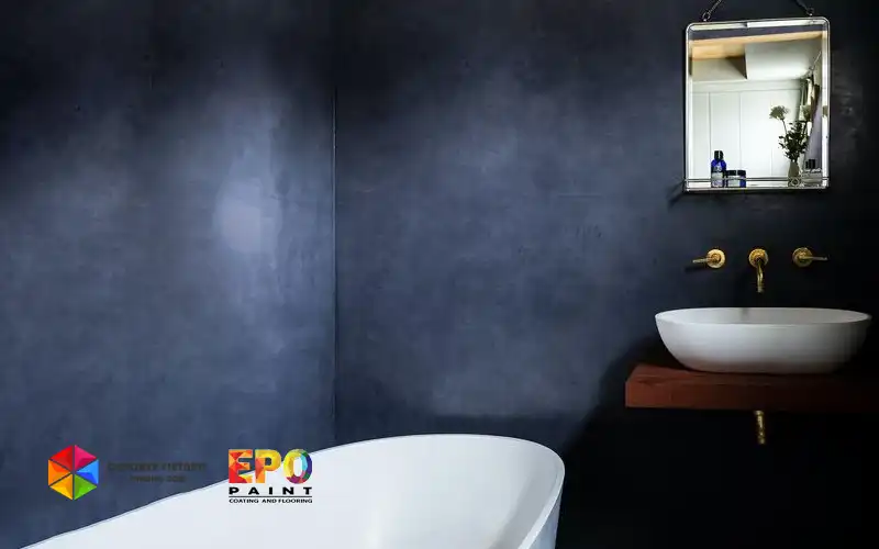 THI CÔNG Sàn Epoxy Hiệu Ứng Đất Sét