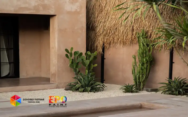 THI CÔNG Sàn Epoxy Hiệu Ứng Đất Sét