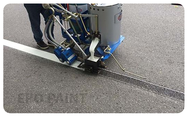 thi công sơn kẻ vạch phản quang