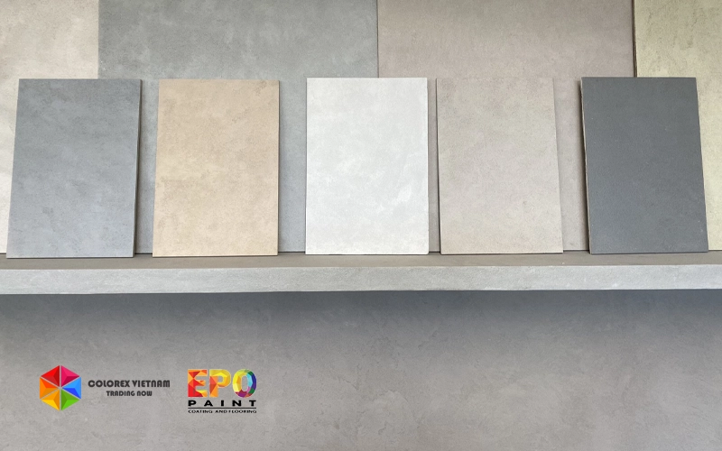 Một Số Màu Tiêu Biểu Của Sàn Epoxy Microcement