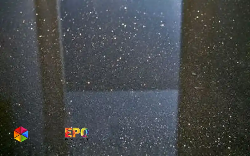 sàn epoxy hiệu ứng ánh kim