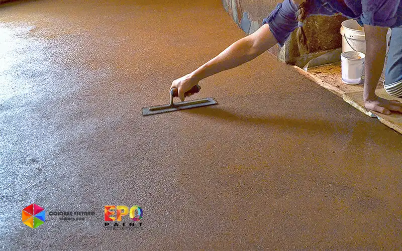 Thi Công Sàn Hiệu Ứng Gỗ Polymer