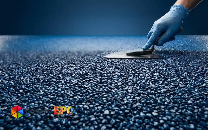 Sàn Sỏi Màu Epoxy Theo Hệ Màu RAL – Giải Pháp Hoàn Hảo Cho Công Trình Công Nghiệp & Thương Mại