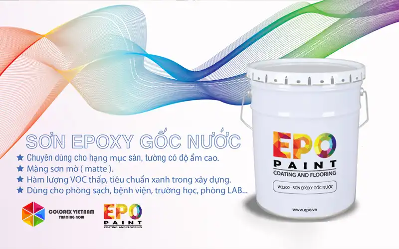 Sơn Epoxy Hệ Nước Là Gì?