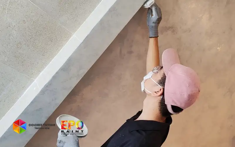 Thi công sơn EPOXY hiệu ứng