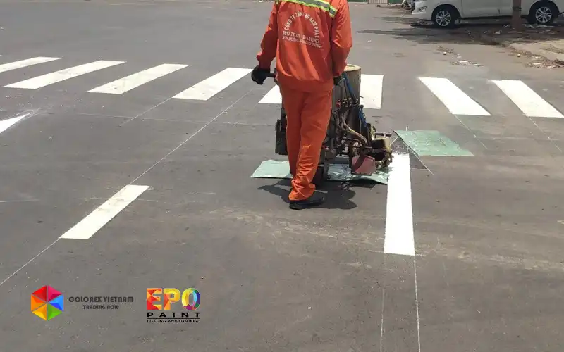 Sơn Kẻ Vạch Epoxy Chuyên Dụng