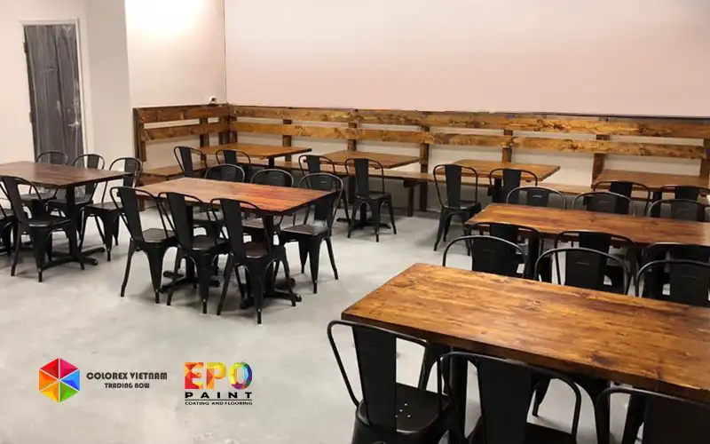 Thi Công Sơn Sàn Epoxy Cho Khách Sạn, Nhà Hàng