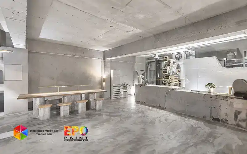 SÀN EPOXY HIỆU ỨNG BÊ TÔNG