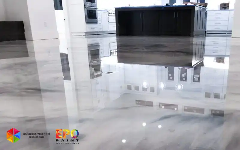 THI CÔNG SÀN EPOXY HIỆU ỨNG