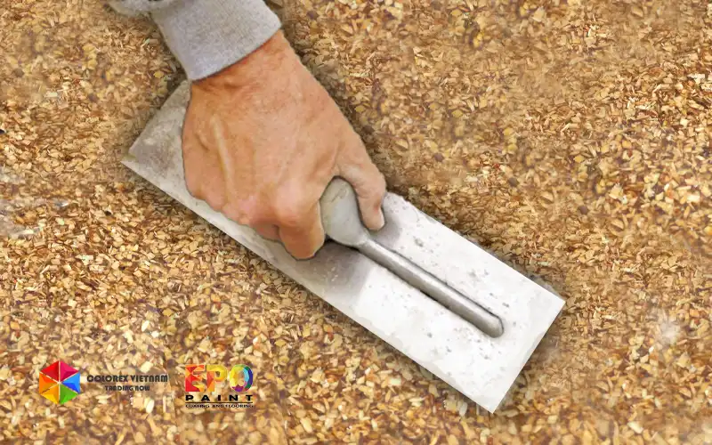 Thi công SÀN HIỆU ỨNG GỖ POLYMER