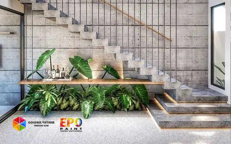 THI CÔNG SÀN sỏi polymer