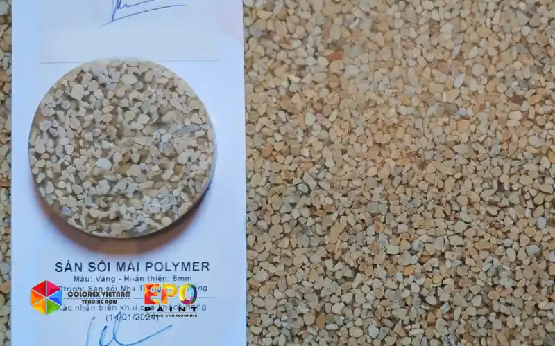 THI CÔNG SÀN TERRAZZO SỎI POLYMER