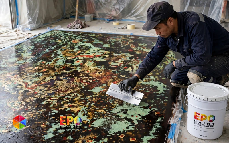 Quy trình thi công sơn Epoxy sơn mài chuẩn